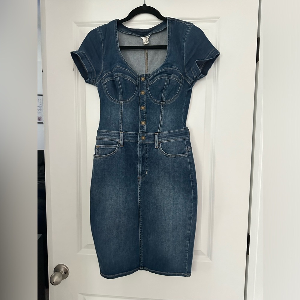 Guess Denim Naomi Dress - Size Small